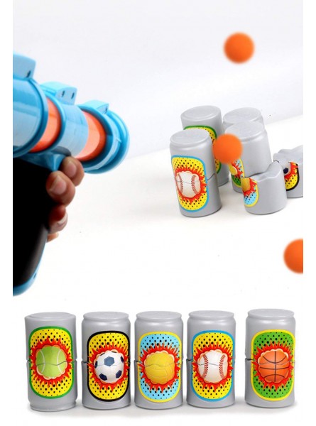 Das Schockwelle Startprogramm Spielzeug für Kinder wird mit 8 Schaumkugeln und einer 5-Flaschen-Startprogramm Stoßwellenanzug - B08QN3RVRT