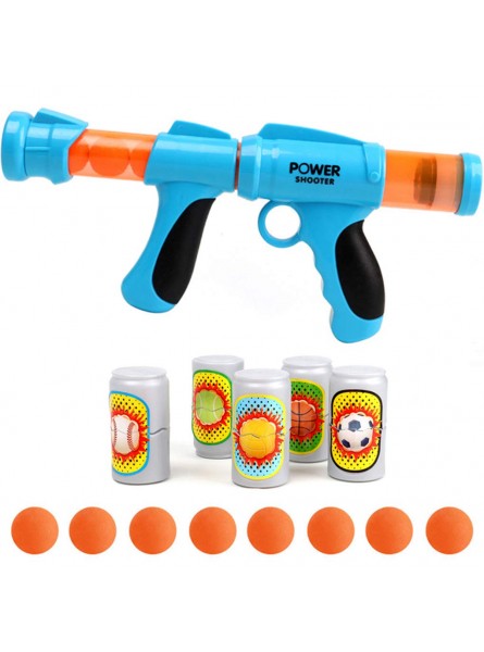 Das Schockwelle Startprogramm Spielzeug für Kinder wird mit 8 Schaumkugeln und einer 5-Flaschen-Startprogramm Stoßwellenanzug - B08QN3RVRT