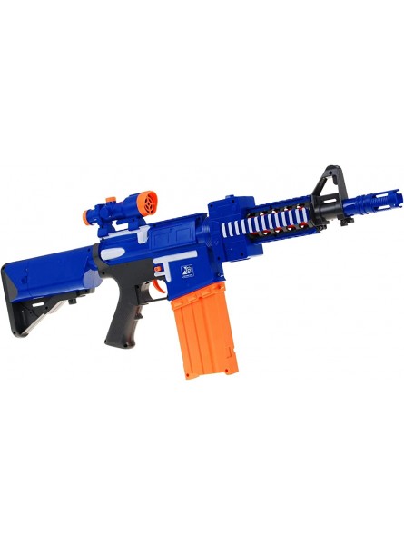 Ramiz Elektrogewehr Blaze Storm Gun Blau für Kinder 8+ Jungen 20 Weichschaumkugeln Schaumstoff-Blaster - B08VWZ7H46