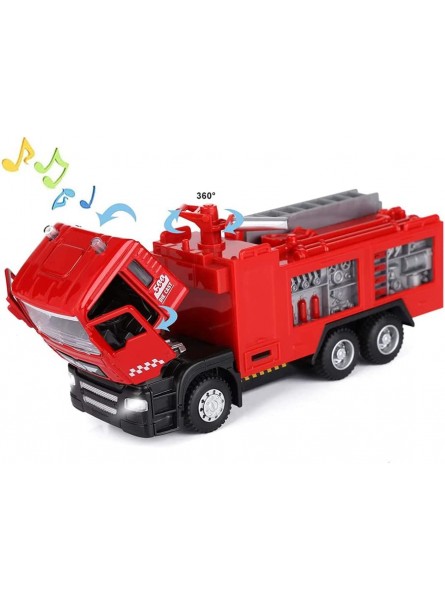 Chtom 1:50 Feuerwehrauto Spielzeug for Jungen Mädchen mit Licht und Ton Metall Paw Patrol Feuer Rettung LKW Ziehen Spielzeug Auto for Kinder Geburtstagsjahr Weihnachten Spielzeug for Kinder Geschenk - B09V2B2M1W