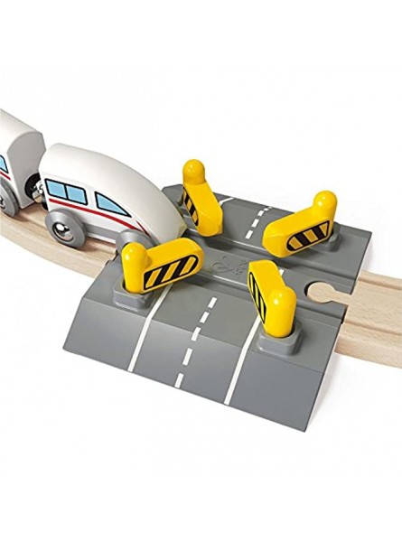Hape E3705 Eisenbahn Bahnübergang mit automatischer Schranke ab 3 Jahren - B01FH041YS