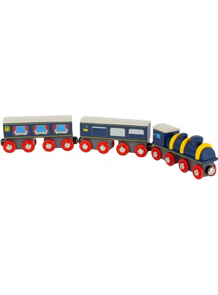 Small Foot 11236 Bahnhof-Set aus Holz FSC 100%-Zertifiziert Eisenbahn-Zubehör mit Magnetfunktion Spielzeug Mehrfarbig - B07H4JJH39