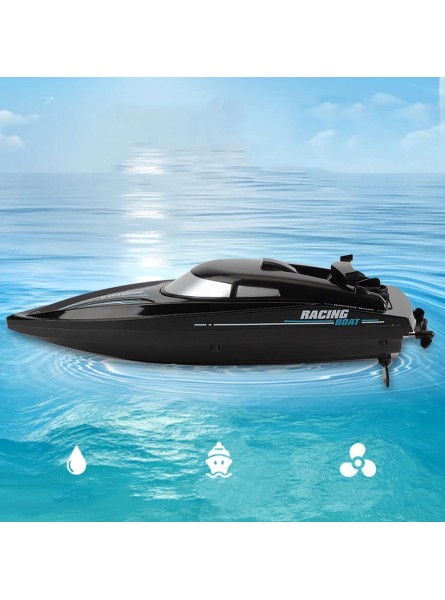 CHENBAI 2,4-GHz-RC-Boot Doppelpropeller-Fernsteuerungs-Schnellboot interaktives Wettbewerbsspielzeug mit Langer Lebensdauer Antikollisions-Hochgeschwindigkeits-RC-Schiffe für Seen und Pools - B09PYHNDB9