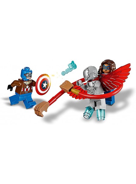 LEGO Marvel Super Heroes 76076 Captain America: Düsenjet - B01J41H7RY