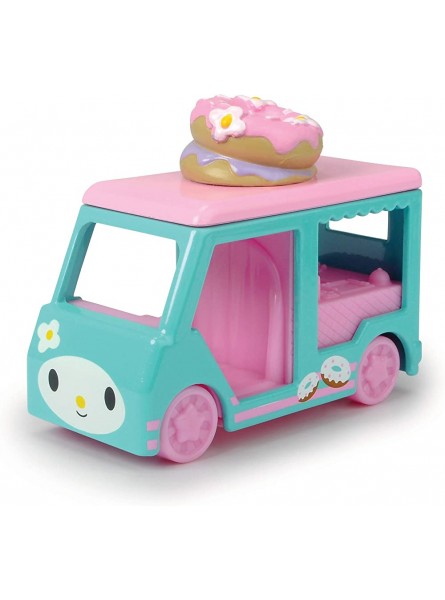 Dickie Toys Hello Kitty Dazzle Dash Melody Donut Spielzeugauto mit herausnehmbarer Figur Set aus Fahrzeug und Figur Fahrzeuglänge: 6 cm Figurgröße: 2,5 cm ab 3 Jahren - B081J96GVW