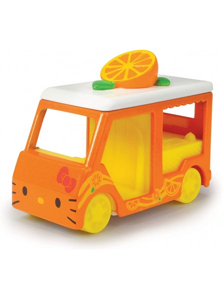 Dickie Toys Hello Kitty Orange + Chocolat Ice Cream Spielzeugauto 2er Set Fahrzeuge und Figuren aus Aluguss Figuren herausnehmbar Fahrzeuglänge: 6 cm Figurgröße: 2,5 cm ab 3 Jahren - B081HZ9HCS