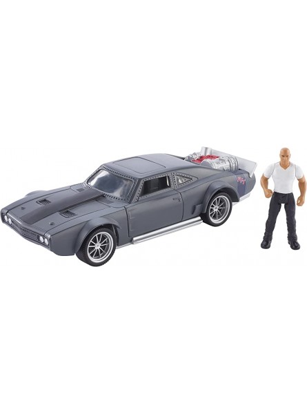 Fast & Furious 8 Stunt Stars Dominic Figure & Ice Charger Vehicle Englisch Version - B01IKOZAG6