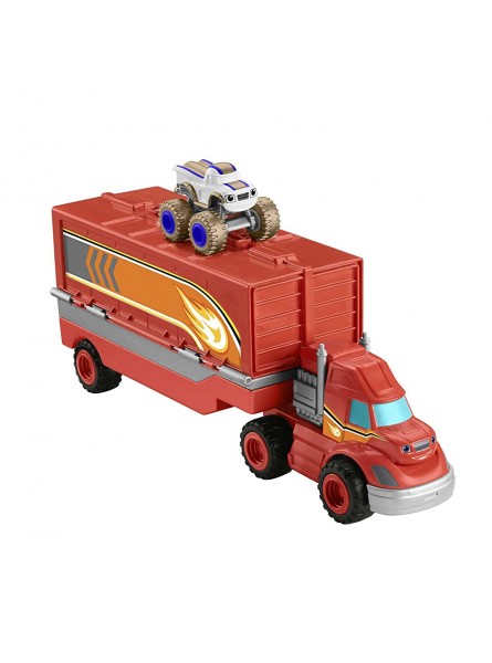 Fisher-Price GYD04 Blaze und die Monstermaschinen Stunt-Transporter Fahrzeug und Spielset mit Die-Cast-Monster Truck Spielzeug ab 3 Jahren - B08V6QBNX7