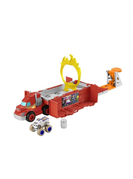 Fisher-Price GYD04 Blaze und die Monstermaschinen Stunt-Transporter Fahrzeug und Spielset mit Die-Cast-Monster Truck Spielzeug ab 3 Jahren - B08V6QBNX7