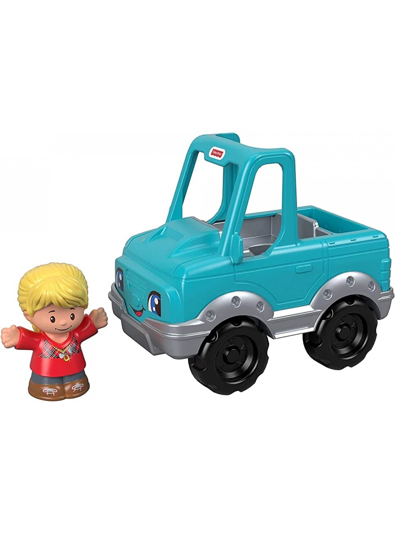 Fisher-Price Mattel – GJL17 Little People – Cowboy und Fahrzeug – Set mit Little People Figur und Fahrzeug - B07MCFCKVJ