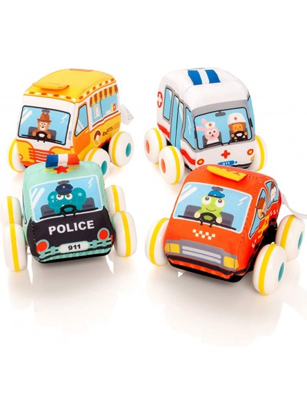 Tippi Fahrzeuge aus Stoffspielzeug zum Ziehen Spielautos für Babys oder Kinder geeignet ab 9 Monaten + zum Ziehen oder Schieben - B07YNVNGQB