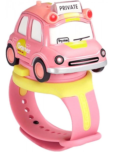 weizai Mini Auto Uhr Spielzeug Uhr Auto Mini Cartoon Spielzeug Rc Elektrische Uhr Kinder Mini Racing Spielzeug Junge Mädchen Fernbedienung Auto Elektroauto für Kinder Geschenk - B09PGDR116