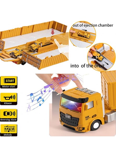 Construction Toys Car Toy Set for Boys,Expandable Trailer Digger Toys,Bulldozer,Dumpers,Road Pressing Car,Mud Tanker Car,Forklift Tower Crane Toy Truck Kids Toys Gift for 1 2 3 4 + Year Old Boys - B09DS666TK