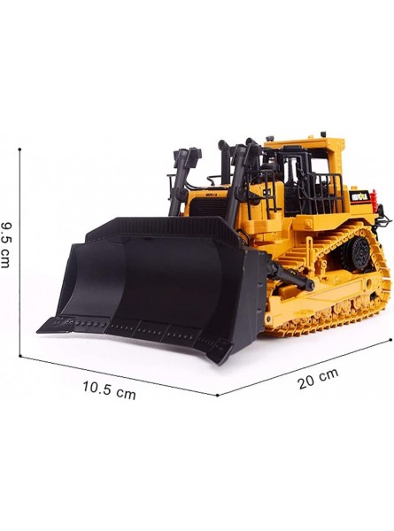 LSZ Spielzeug-Auto-Riesen-Bulldozer Spielzeug 01.50 Metall Energie Traktor Technik Baufahrzeug Model Collection Geschenke Spielfahrzeuge - B08JGFJRKH