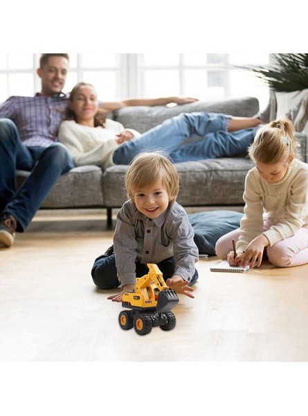 fajia BAU Auto Spielzeug | Kleine Baufahrzeuge Baufahrzeuge für Kinder Baufahrzeuge Bagger und Muldenkipper Spielzeug - B0BD25PRMM