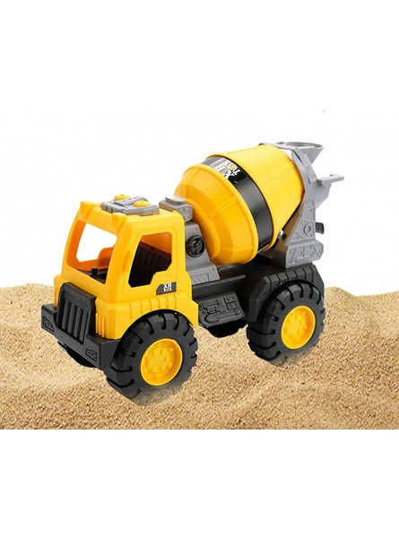 Plesuxfy Spielzeug für Baufahrzeuge,Mini Bagger LKW Baufahrzeuge für Kinder,Strand Lader & Bagger Spielzeug - B09Z2BBB87