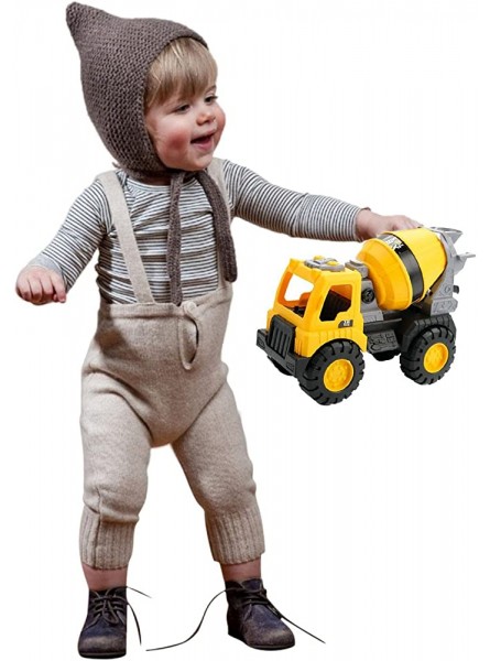 Plesuxfy Spielzeug für Baufahrzeuge,Mini Bagger LKW Baufahrzeuge für Kinder,Strand Lader & Bagger Spielzeug - B09Z2BBB87