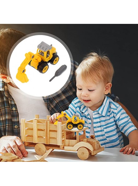 Toyvian Ser of 3 Engineering Vehicle Toy Construction Track Set DIY Construction Car Engineering Truck Toys Child Bagger Toy - B0BBGFCH8N