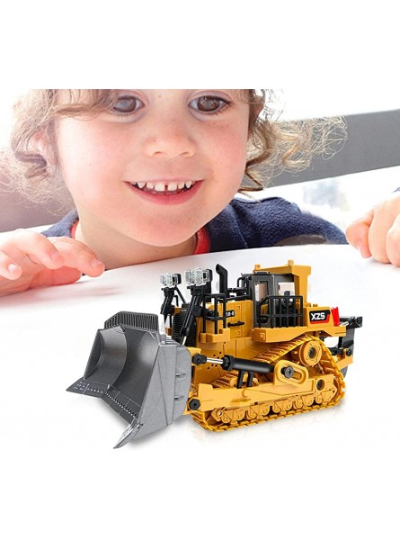 ulapithi Spielzeug für Baufahrzeuge Bagger Sandspielzeug für Kinder Neun-Kanal-Engineering-Sandbagger Spielzeuggeschenk für Jungen Mädchen Kinder Maßstab 1 24 - B0BMF37GVD