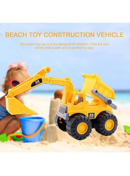 Zceplem Konstruktionsspielzeug mit Freilauf Lader & Bagger Spielzeug Reibungsbetriebene Push-and-Go-Spielzeugautos Strand- und Sandspielzeug für Jungen und Kleinkinder - B09YCHM4RH