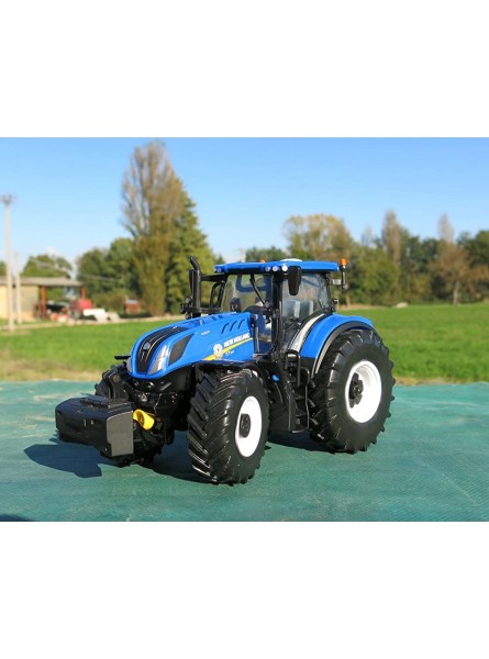 Britains New Holland T7.315 Traktor Schiebe Spielzeug mit höhenverstellbarer Heckhydraulik und lenkbarer Vorderachse Push Toys Spielzeug ab 3 Jahre für Fans von originalgetreuen Nachbildungen - B01BZ20EKM