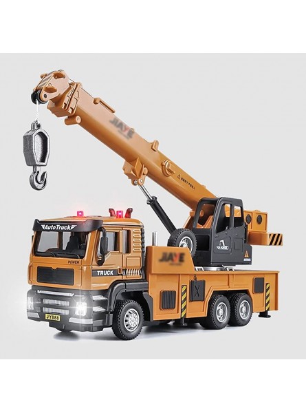 DENGJU Maßstab 1 32 Große Metalltechnik Kranwagen Legierung Spielzeugfahrzeuge Baufahrzeuge für Jungen Geburtstagsgeschenk - B09NPH6Q3R