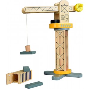 Heico Egmont Toys – Kran Horizontallaser aus Holz 511059 - B07339B1JW