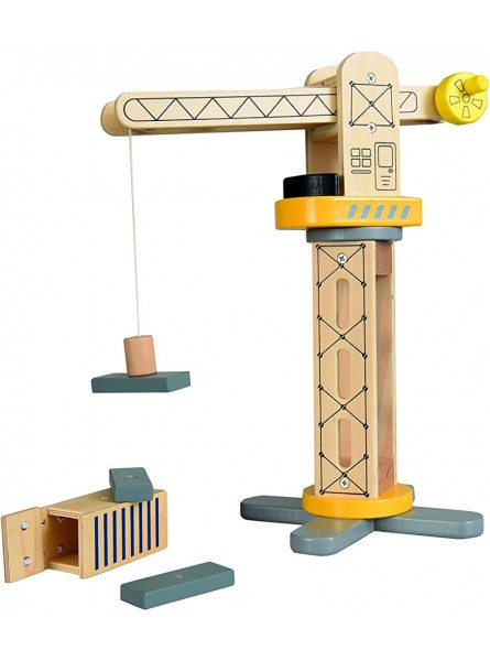 Heico Egmont Toys – Kran Horizontallaser aus Holz 511059 - B07339B1JW