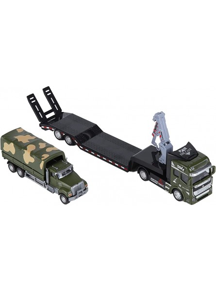 Naroote Trailer Toy High Simulation 1:50 Tow Truck Model Imagination Patience Development für ZuhauseMilitäranhänger Gürtel Dongfeng Fahrzeug - B0B5PQ2HKY