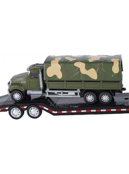 Naroote Trailer Toy High Simulation 1:50 Tow Truck Model Imagination Patience Development für ZuhauseMilitäranhänger Gürtel Dongfeng Fahrzeug - B0B5PQ2HKY