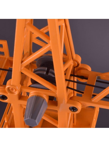 SXET Metall Druckguss Turmdrehkran Legierung Baufahrzeuge Spielzeug Simulation Mega Turmdrehkran Sammlung Geschenk Engineering Kran LKW Modell Frühpädagogisches Spielzeug - B0BFHZGLDF