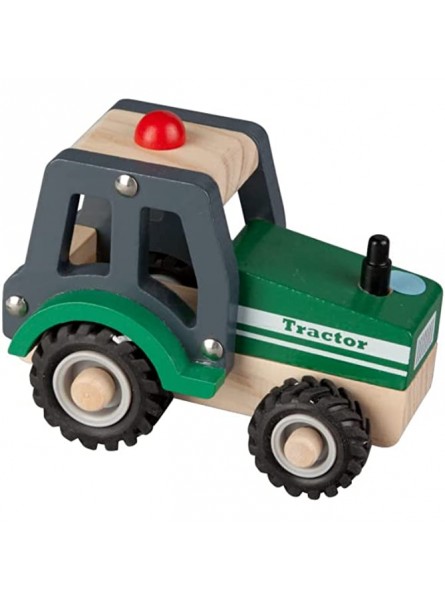 Besttoy Holz Schiebefahrzeug Traktor 12,5 cm - B07BQSJ6BN
