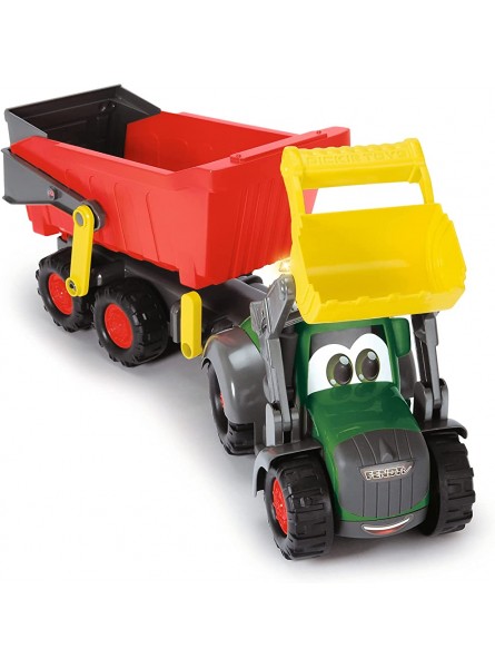 Dickie Toys ABC Spielzeugtraktor 65cm Fendt mit Anhänger Licht und Sound geeignet für Kinder ab 1 Jahr 204119000 - B08SR69SP4