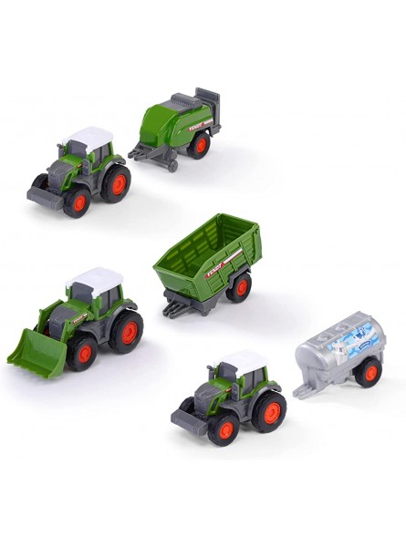 Dickie Toys – Fendt Micro Farmer 9 cm – Traktor-Set mit Anhänger Original Fendt zufällige Auswahl für Kinder ab 3 Jahren Mehrfarbig - B0B34RYQ46