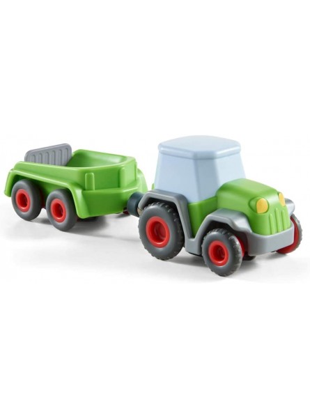 Haba Traktor mit Anhänger und Ferkel Geschenkset Little Friends Bauernhof - B08LG4NWLF