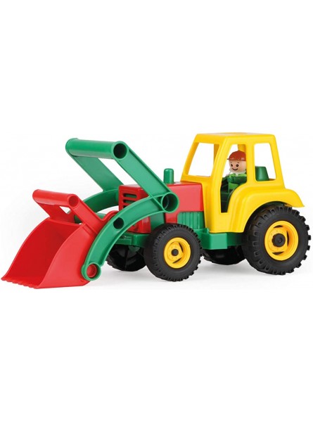 LENA Aktive Traktor mit Frontschaufel Schaukarton 04361 - B003AY8352