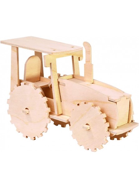Pebaro Siva Toys851 1 851 1 Holzbausatz Traktor Natur - B00LAJ05OQ