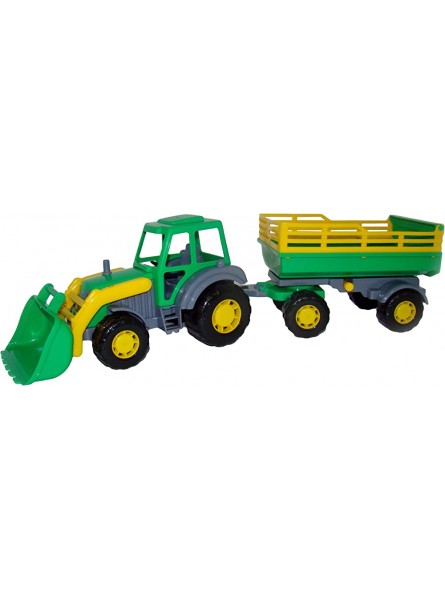 Polesie 35288 Master Traktor mit Anhänger Nr. 2 und Schaufel – Spielzeugfahrzeuge Mehrfarbig - B007L0FCBO