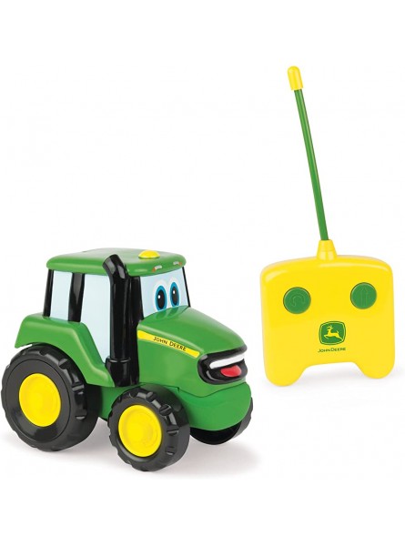 Spielzeugtraktor John Deere "Johnny Traktor" in grün ferngesteuerter Kindertrecker aus Kunststoff ab 18 Monate zum Spielen und Sammeln Kinder Autos für Drinnen und Draußen Spielzeug für Jungen - B009PMLFE4