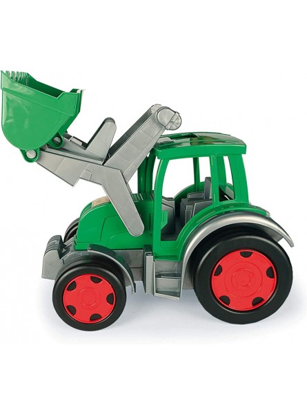 Wader 66015 Gigant Traktor zum Sitzen mit großer Frontschaufel ab 12 Monaten belastbar bis 100 kg ca. 60 cm grün ideal als Geschenk für kreatives Spielen - B01CJX6YDC