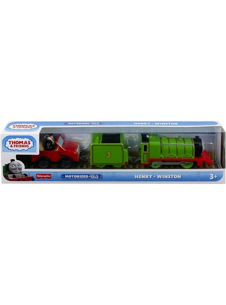Fisher-Price Thomas & Friends Henry mit Winston und Sir Topham Hatt motorisierter Spielzeugzug für Vorschulkinder ab 3 Jahren - B08HVVFZBQ