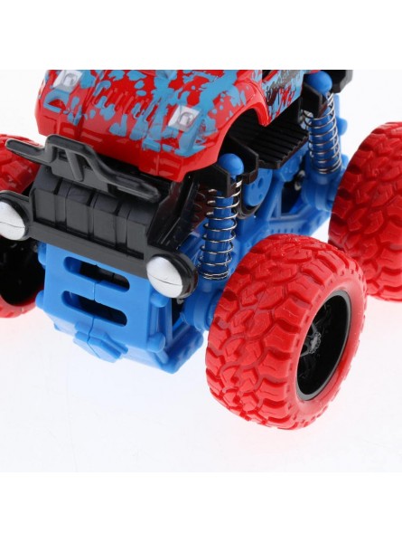 SM SunniMix Monster Friction Powered Truck Pull Back Auto Fahrzeuge Spielzeug Jungen - B09MP8Q8BD