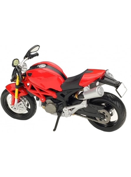 NASJAQ Modell-Bausatz 1:12 Für Ducati Monster 696 Legierung Motorrad Modell Diecast Metall Kinder Spielzeug Geschenk Color : Red Foam Box - B0BLCPR5BF