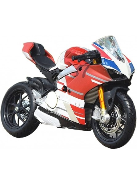 NASJAQ Modell-Bausatz 1:18 Für Ducati Panigale V4S Corse Legierung Motorrad Modell Kinder Spielzeug Geschenk Size : with Retail Box - B0BL13PGW9