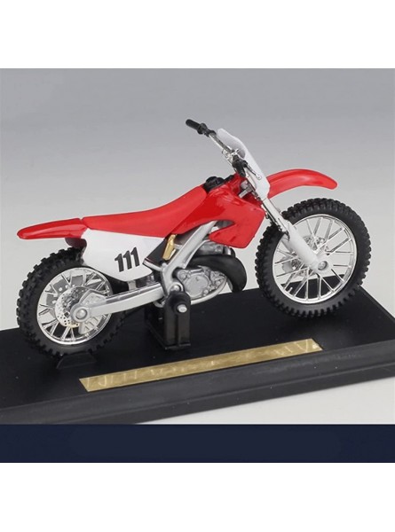 NASJAQ Modell-Bausatz Für CR250R Motorrad Legierung Geburtstagsgeschenk Kinder Spielzeug Auto Sammlung 1 18 Color : with Foam Box - B0BLC442JY