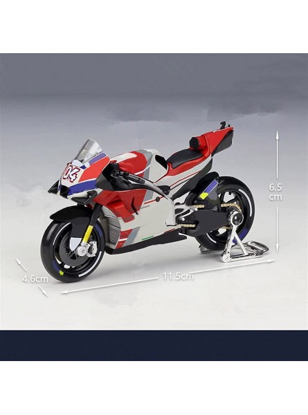 NASJAQ Modell-Bausatz Für Ducati Desmosedici Legierung Motorrad Modell Geburtstagsgeschenk Kinder Spielzeug Auto Sammlung 1 18 Color : 4 Retail Box - B0BLKYJDKS