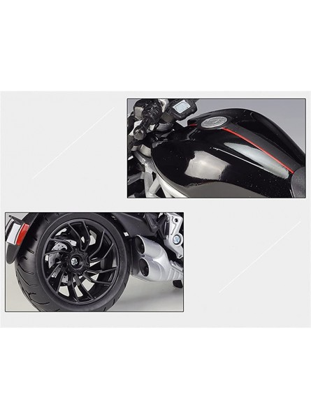 NASJAQ Modell-Bausatz Für Ducati X Diavel S 2021 Legierung Motorrad Modell Geburtstagsgeschenk Kinder Spielzeug Auto Sammlung 1 12 Size : with Foam Box - B0BKZZSL3L