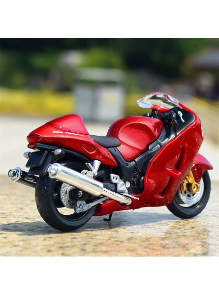 NASJAQ Modell-Bausatz Für Suzuki Hayabusa GSX1300R Legierung Motorrad Modell Geburtstagsgeschenk Kinder Spielzeug Auto Sammlung 1 18 Color : Red Foam Box - B0BLCT6RQB