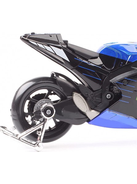 NASJAQ Modell-Bausatz Für Yamaha YZR-M1 2021 Motorrad Geburtstagsgeschenk Kinder Spielzeug Auto Sammlung 1 18 Color : Blue20 - B0BLSQQQZH