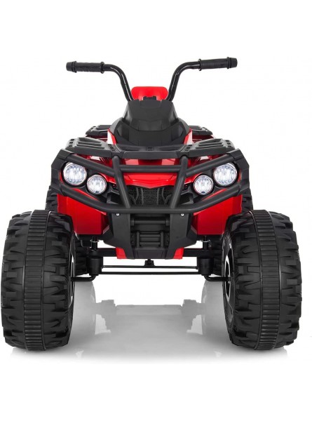 Playkin Quad Racer Rosso Quad per Bambini Moto elettrica per Bambini 12V Batteria - B07W42R6QZ